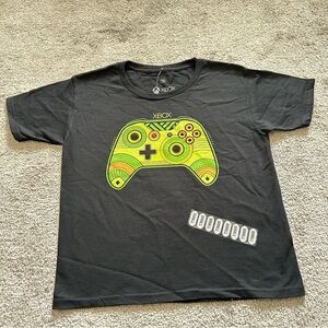 Ripple Junction Xbox Controller Tee - Black and Green Boys T Shirt